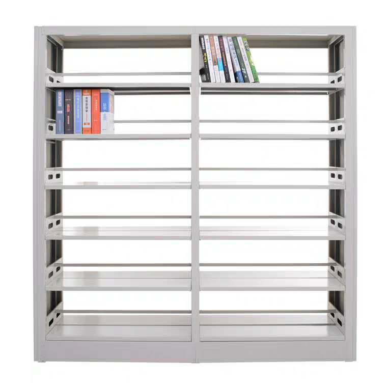 重庆钢制单双面展示架家用书架学校铁皮档案架金属架