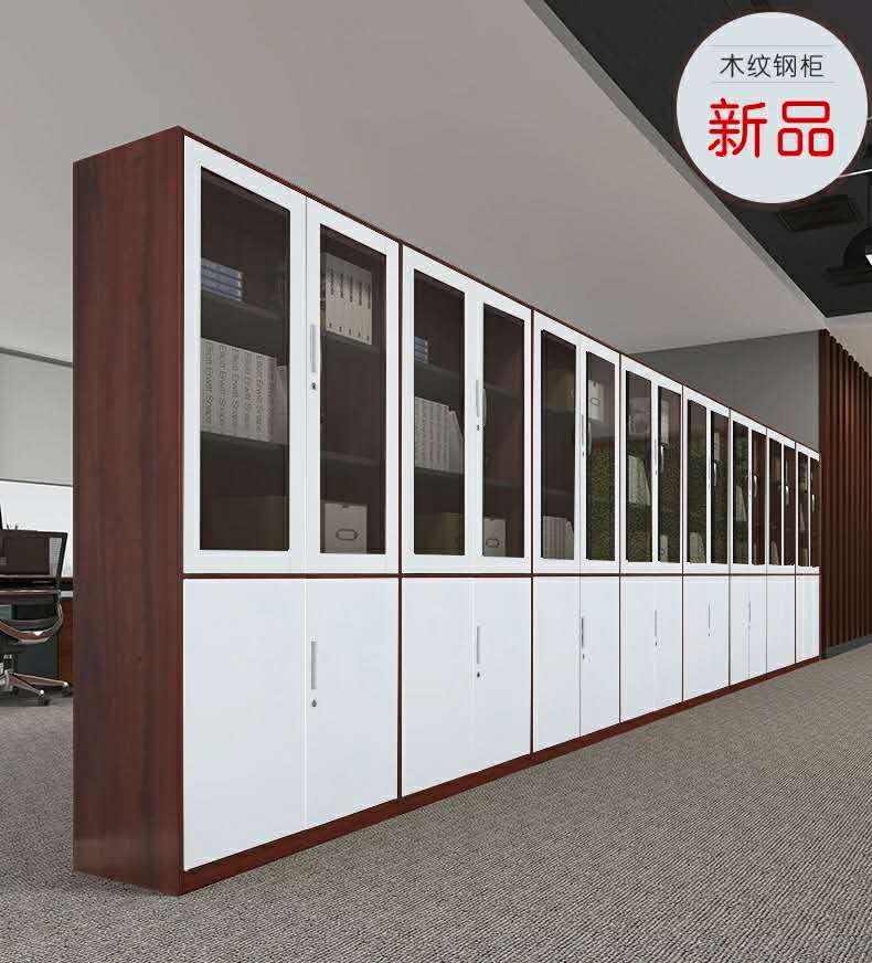 重庆加厚文件柜资料柜档案柜咖啡套色大器械文件柜