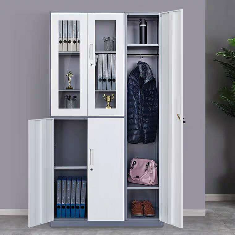 重庆铁皮柜办公柜资料柜档案柜办公室衣柜大器械储物柜