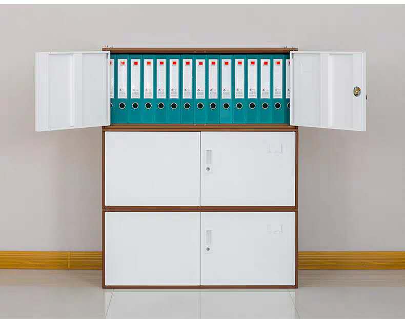 文件柜钢制铁皮柜资料柜档案柜储物柜分五节文件柜  文件柜办公柜