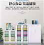 重庆办公矮柜钢制铁皮档案柜灰白拆装薄边套色文件柜