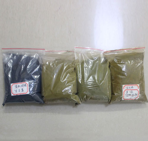 天马牌色粉染色样品红色  真空镀膜色粉