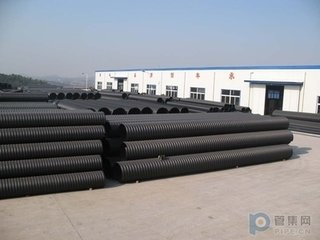HDPE钢带增强螺旋波纹产量高  钢带波纹管