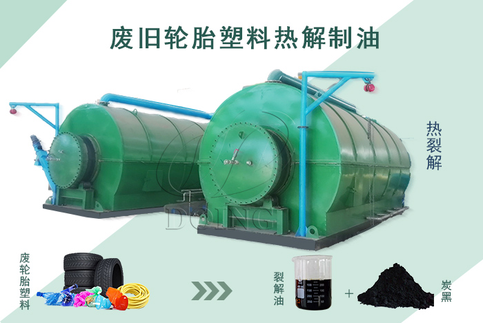 废旧塑料炼油设备  废塑料炼油设备