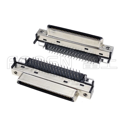 VHDCI 68P单层母座,PH0.8mm小68母座&nbsp;&nbsp;VHDCI母座&nbsp;&nbsp;VHDCI 单层母座