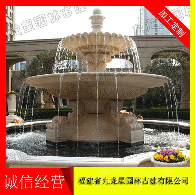 门口石雕喷泉 石雕喷泉价格 厂家直供  小区用石雕喷泉  石雕喷泉厂家