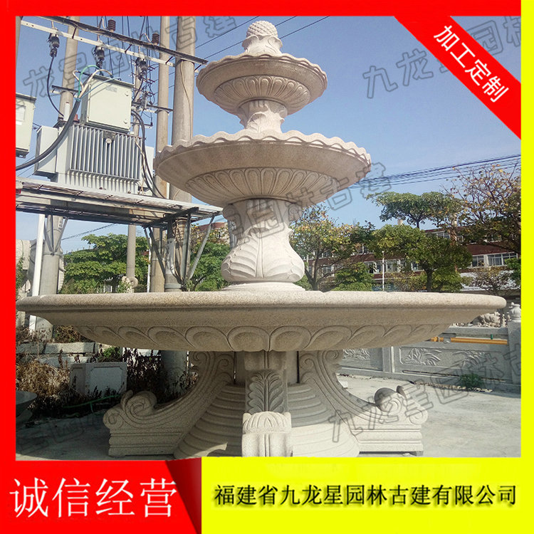 门口石雕喷泉 石雕喷泉价格 厂家直供  小区用石雕喷泉  石雕喷泉厂家