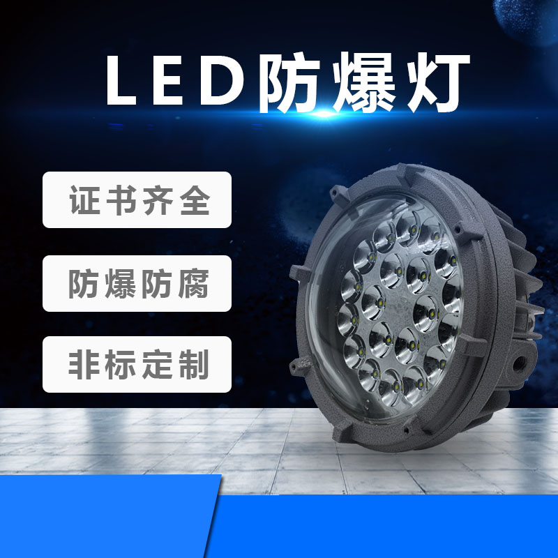 led圆形防爆灯防水防尘免维照明灯  LED灯