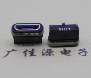 Micro立式贴片防水母座端子5pin焊点接头  micro 立贴防水母座  micro 立插防水接头  micro 立贴防水接口