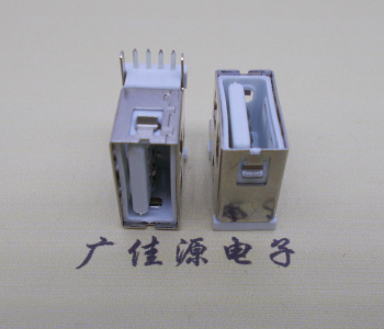 USB2.0侧立插接口 A母13.8长全包防尘防火耐高温  USB 防火耐高温