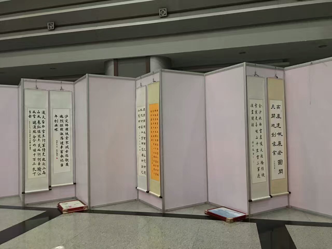 天津八棱柱展板天津书画展展板出租标准摊位租赁