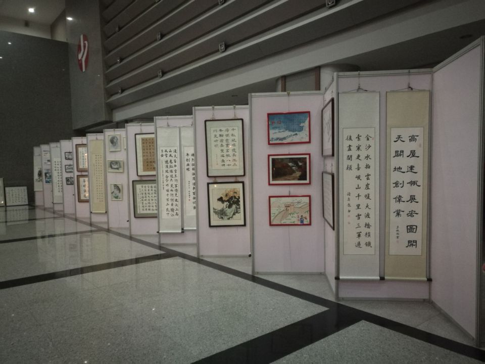 天津八棱柱展板天津书画展展板出租标准摊位租赁