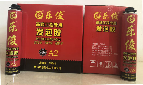 乐俊高端工程A2泡沫剂900g聚氨酯发泡胶  聚氨酯泡沫剂