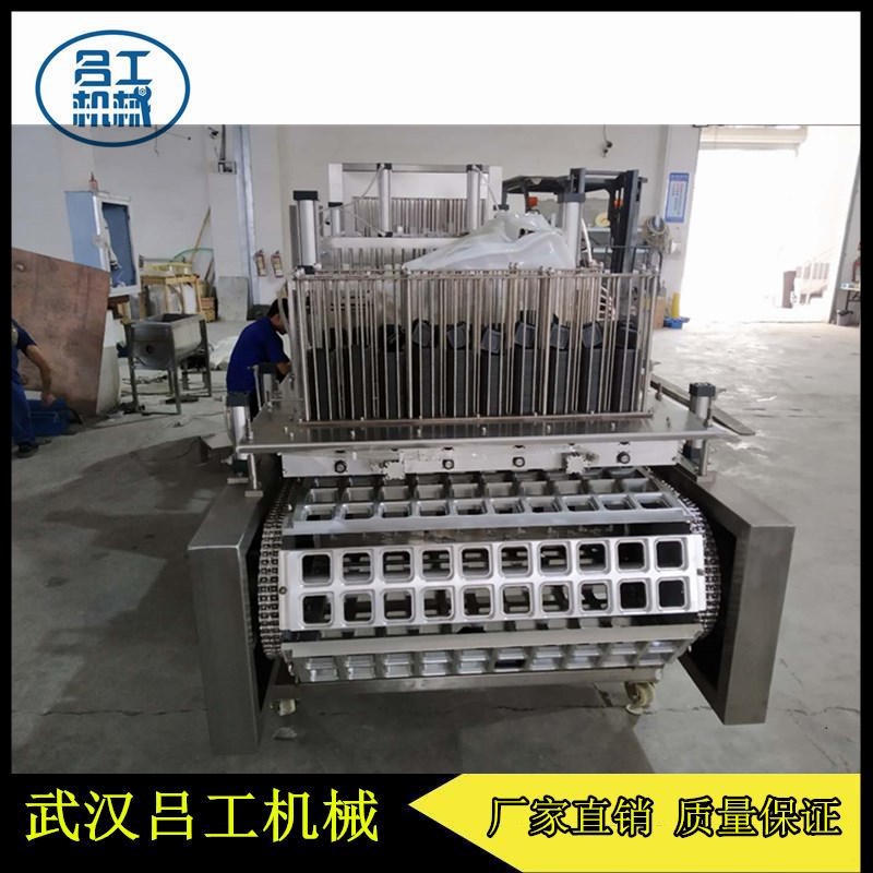 吕工牌20口盒装圆饼带垫片自动吸盖封口机厂家  盒装圆饼包装机  吸塑盒带垫片封盖机  全自动封口机