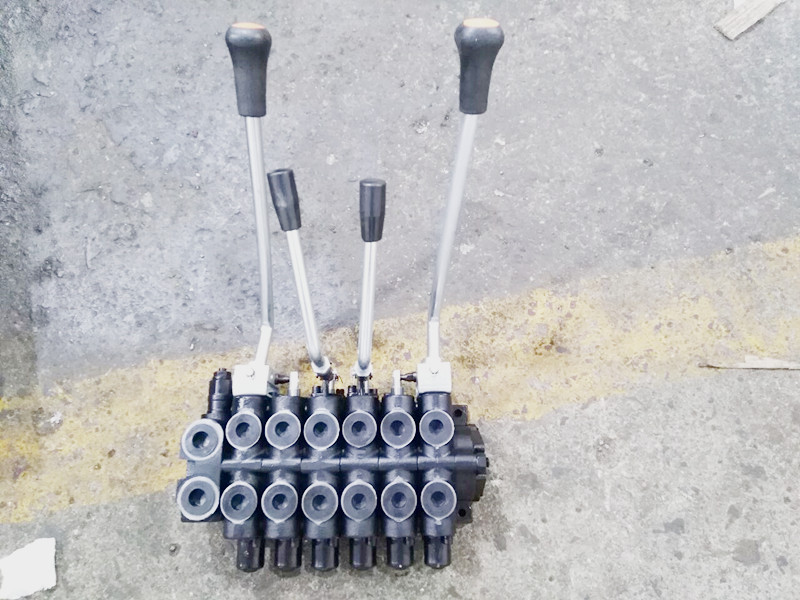 六联四杆多路阀手动分配器履带式扒渣机矿用ZDB-L15F-6  多路换向阀  液压分配器