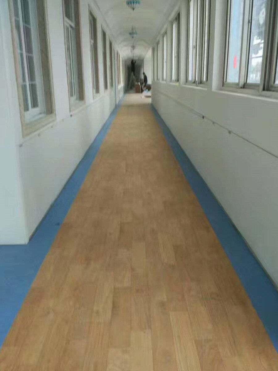 嘉陵PVC塑胶地板PVC同质透芯卷材  防撞扶手  晶磨石地坪  石塑地板