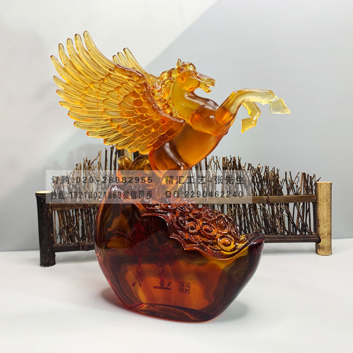 马到功成琉璃摆件 辉煌腾达琉璃马纪念品&nbsp;&nbsp;辉煌腾达纪念品&nbsp;&nbsp;广州深圳琉璃工厂