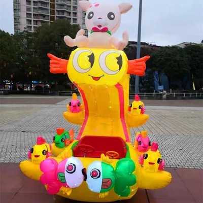 充气电瓶车源头厂家多款造型可定制