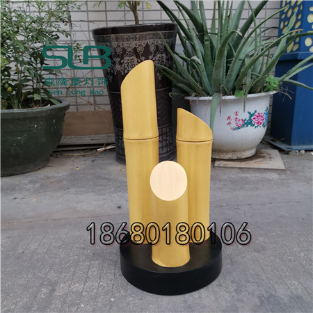 仿竹子路灯亚克力透光灯防水景区公园地灯供应