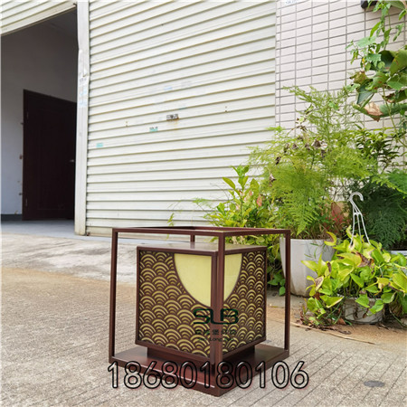 不锈钢镀铜灯箱示范区水景灯仿云石草坪灯雕花柱灯
