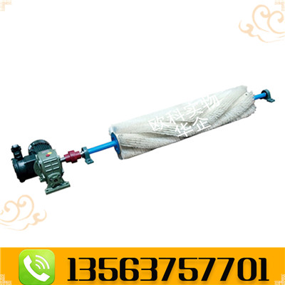 水泥厂用滚刷清扫器电动皮带清扫器  输送带毛刷清扫器  2.2kw滚刷清扫器  输送带清扫器