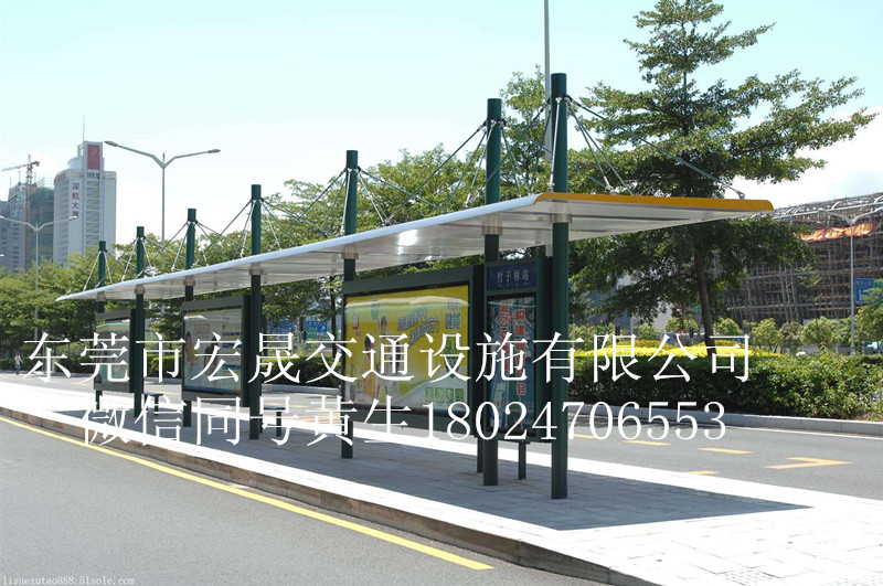 公交候车亭厂家-不锈钢候车亭-候车亭制作厂家