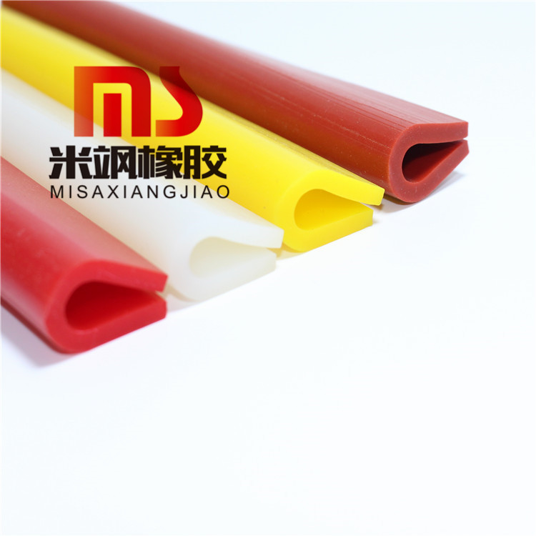 耐高温U型密封u型硅胶包边密封条&nbsp;&nbsp;硅胶条&nbsp;&nbsp;设备密封条&nbsp;&nbsp;机箱密封条