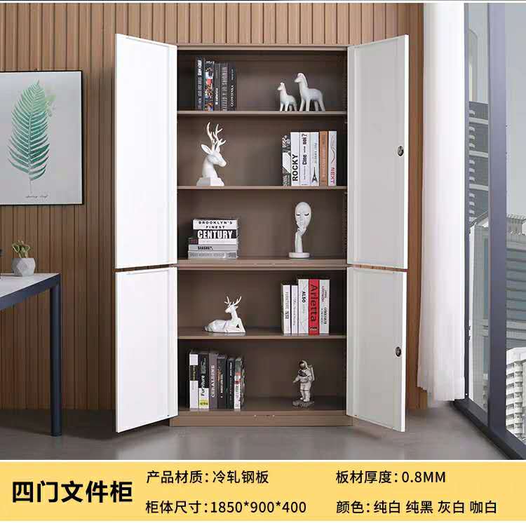 重庆财务凭证柜玻璃矮柜带锁铁皮柜