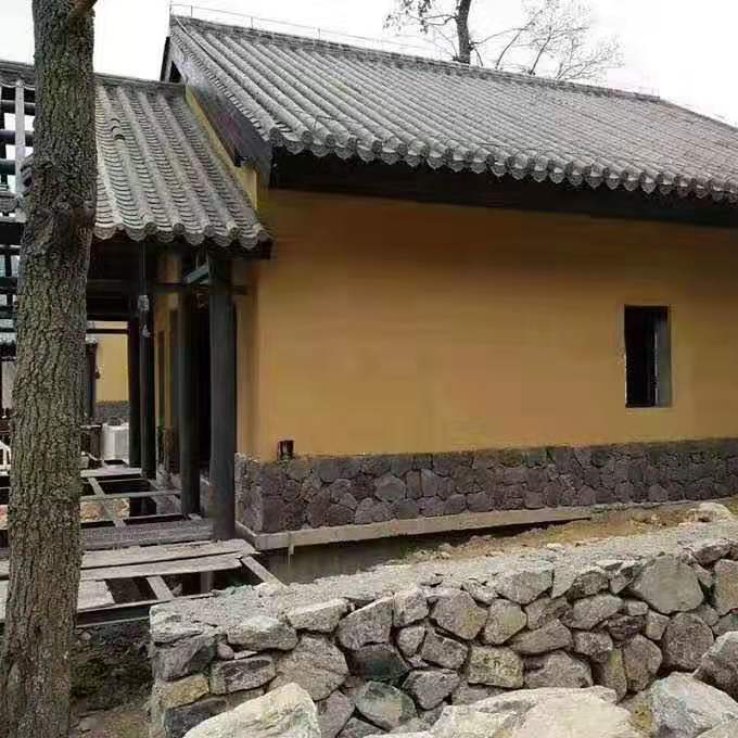民俗仿黄泥自裂纹墙稻草墙夯土墙厂家直销全国供应  仿黄泥墙  压膜地坪