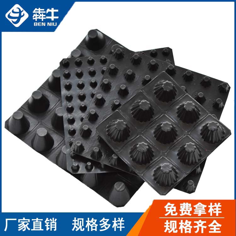 绍兴hdpe绿化导水板规格齐全  HDPE排水板  塑料排水板