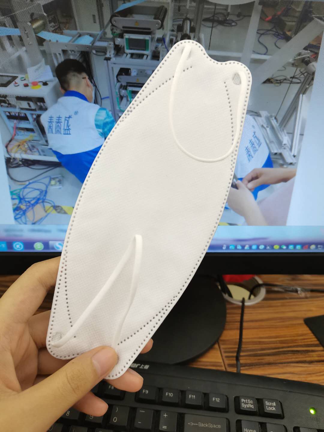 韩国一次性鱼型口罩机 3D鱼嘴型口罩机 广东鱼型口罩机