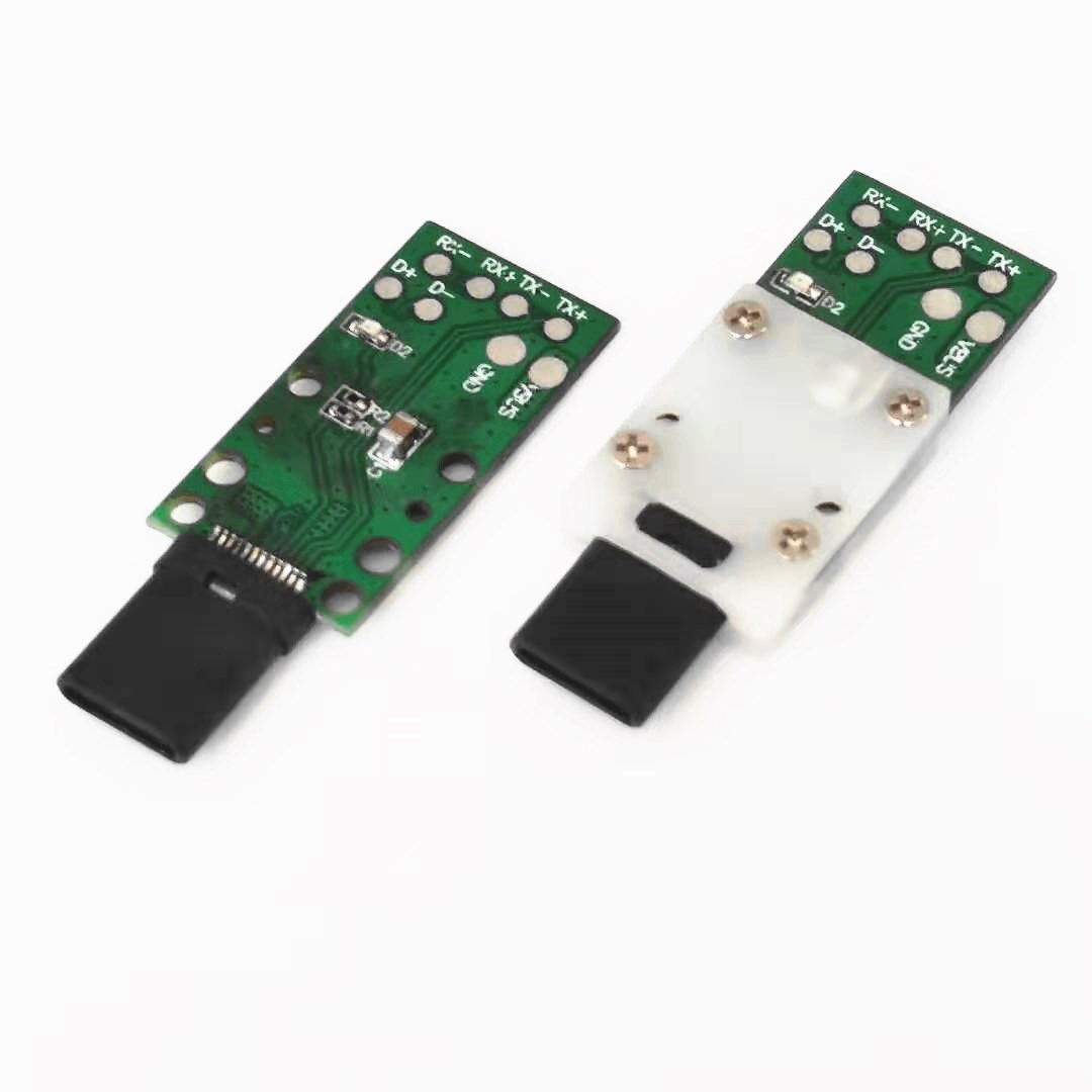 USB TYPE CM TO USB 3.0焊线式 180度  OTG  TYPE-C OTG焊线  OTG 180度