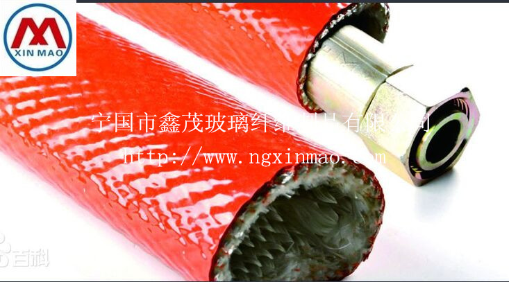 宁国鑫茂管道涂覆玻璃纤维护套厂家直销  耐高温套管  管道保护套管  防火套管