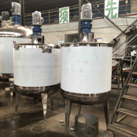 化工防爆反应釜白酒搅拌罐加热发酵罐不锈钢保温搅拌桶  不锈钢搅拌罐  防爆搅拌罐