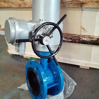 厂家供应电动硬密封法兰蝶阀