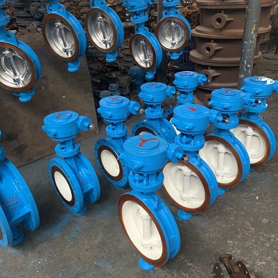 手动法兰蝶阀  硬密封