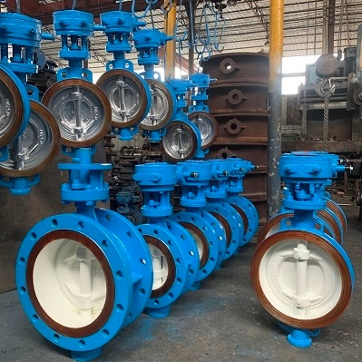 手动法兰蝶阀  硬密封