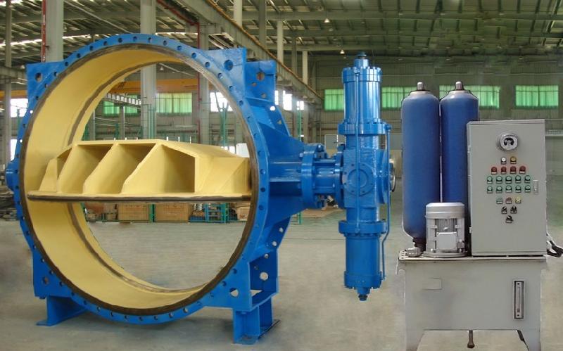 吉汇阀门厂家供应电动法兰大口径蝶阀