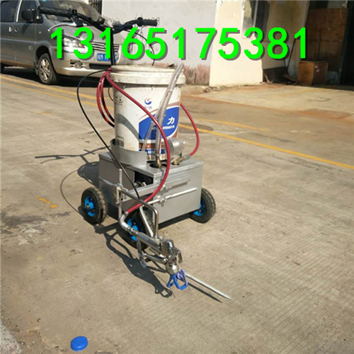 CDHX充电式马路划线机公路标志线喷涂机厂家  电动马路划线机  家用电道路划线机