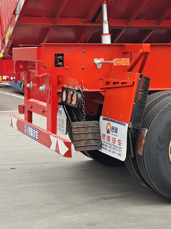 锣响侧翻自卸车 轻型半挂车 物流运输车 侧翻半挂车