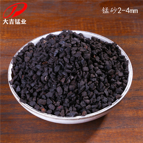 过滤罐除铁锰设备环保材料改善水质原水处理器锰砂滤料  水处理滤料  去铁锰过滤器  水处理用锰砂滤料