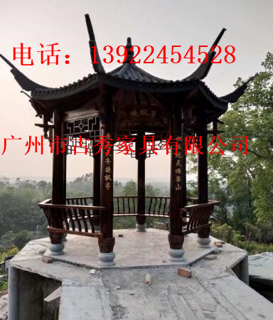 古建景观六角休闲凉亭，设计定做古建亭子&nbsp;&nbsp;古建景观凉亭