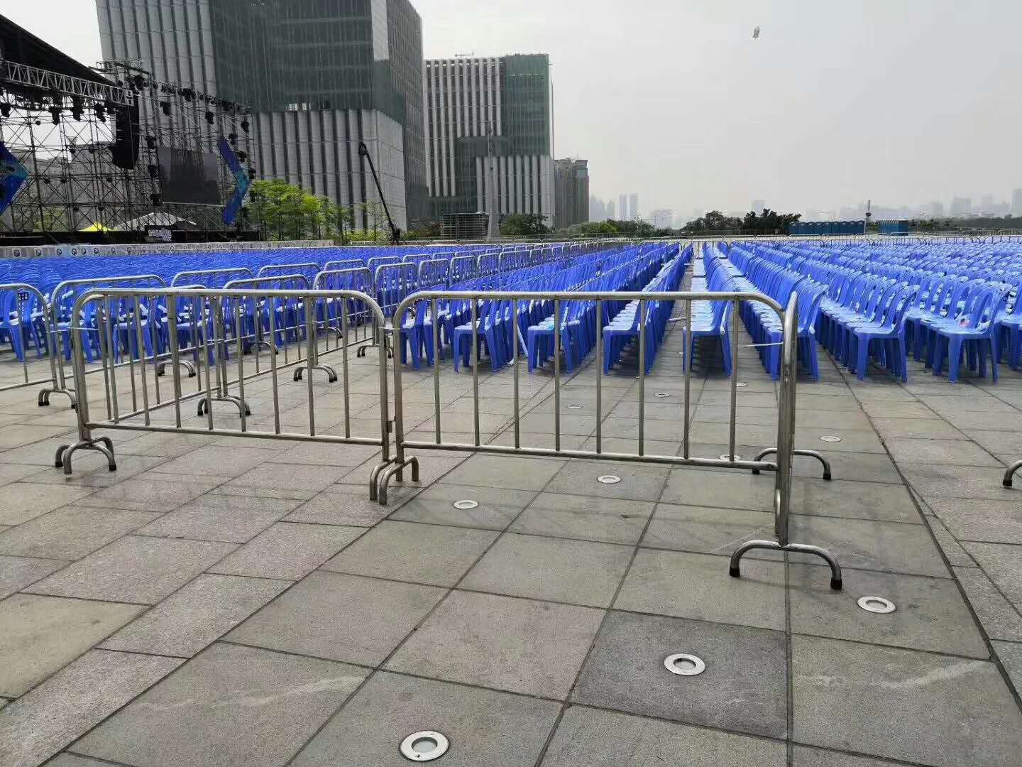 黄黑铁马隔离护栏 工程维护临时防撞围栏 库存充足