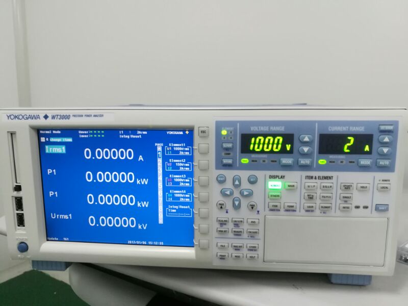 高价回收原装日本Yokogawa横河WT3000功率计