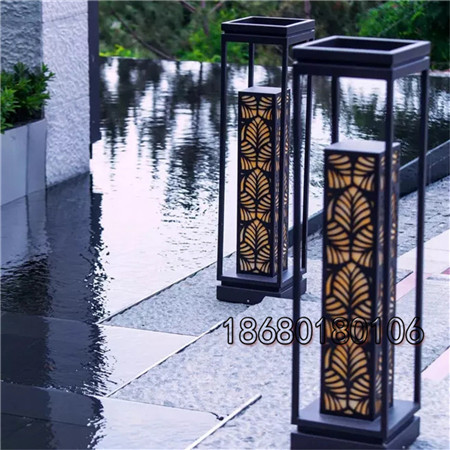 回廊水院落地灯不锈钢喷漆草坪灯展示区户外照明灯  展示区草坪灯