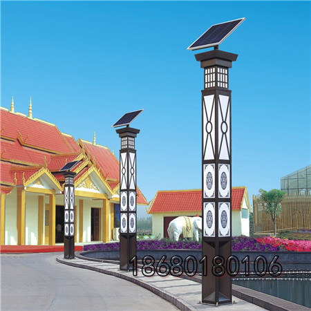 太阳能景观灯户外人行道庭院灯氟碳漆路灯小区照明灯  户外庭院灯