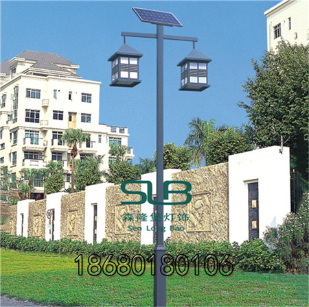 太阳能庭院灯商业街步道灯铝材景观灯3.5m草地灯  3.5m庭院灯