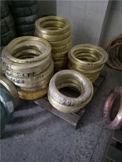 H62全硬纽扣黄铜线螺丝拉链黄铜线  H62螺丝拉链黄铜线