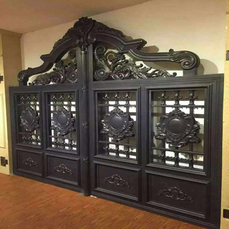 北京昌平区围墙防护栏厂家供应&nbsp;&nbsp;别墅大门&nbsp;&nbsp;铝艺大门&nbsp;&nbsp;别墅铝艺大门