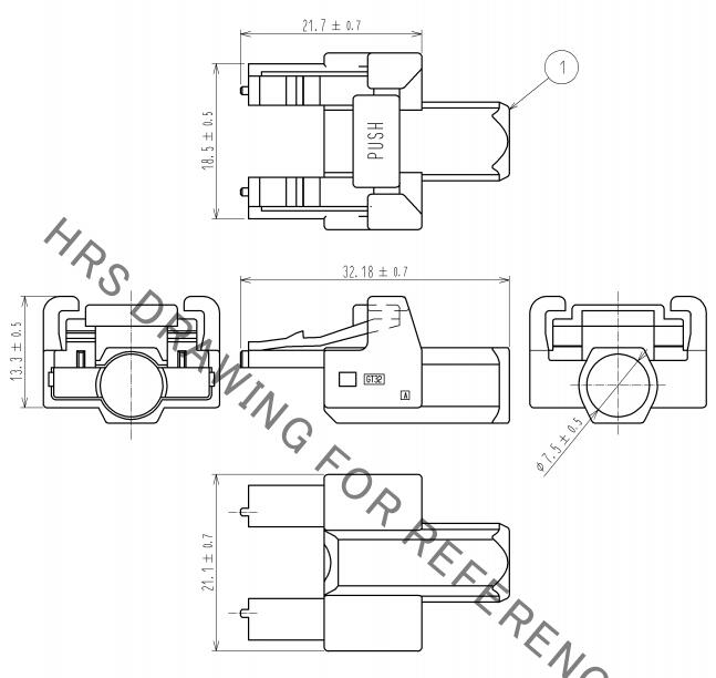 GT32-10S-HU广濑GT32系列汽车连接器HRS现货  广濑代理
